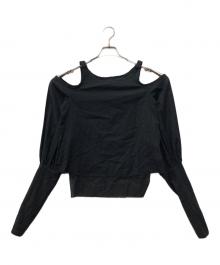 ALICE AUAA（アリスアウアア）の古着「シースルーブラウス」｜ブラック