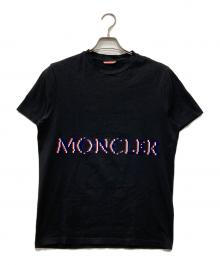 MONCLER（モンクレール）の古着「ドットロゴTシャツ」｜ブラック