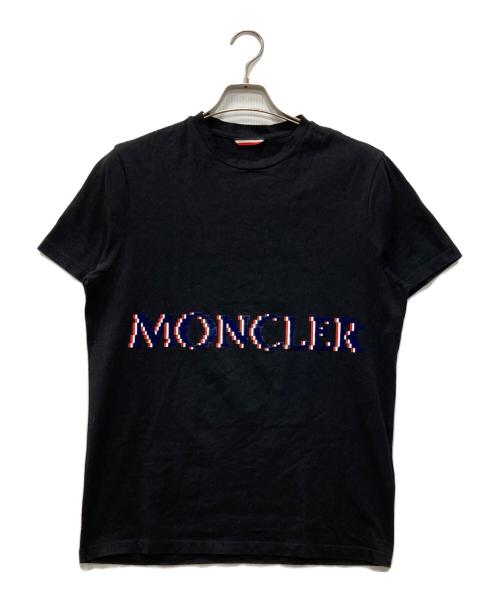 MONCLER（モンクレール）MONCLER (モンクレール) ドットロゴTシャツ ブラック サイズ:Mの古着・服飾アイテム
