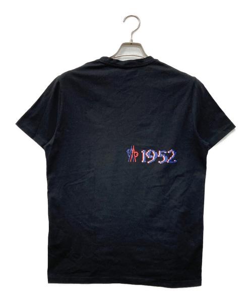 MONCLER（モンクレール）MONCLER (モンクレール) ドットロゴTシャツ ブラック サイズ:Mの古着・服飾アイテム