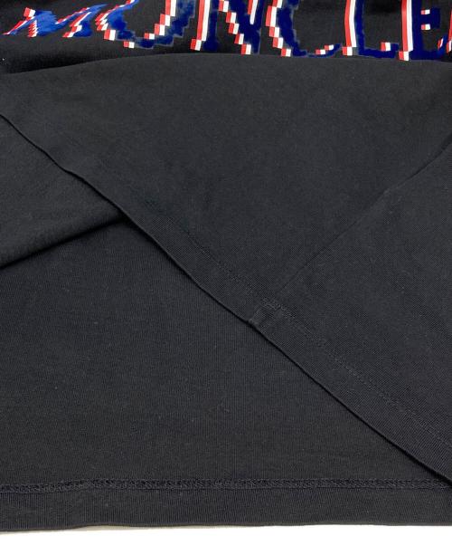 MONCLER（モンクレール）MONCLER (モンクレール) ドットロゴTシャツ ブラック サイズ:Mの古着・服飾アイテム