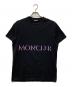 MONCLER（モンクレール）の古着「ドットロゴTシャツ」｜ブラック