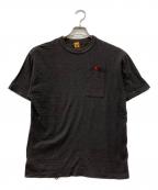 HUMAN MADEヒューマンメイド）の古着「ポケットTシャツ」｜グレー