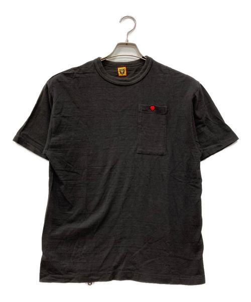 HUMAN MADE（ヒューマンメイド）HUMAN MADE (ヒューマンメイド) ポケットTシャツ グレー サイズ:Lの古着・服飾アイテム
