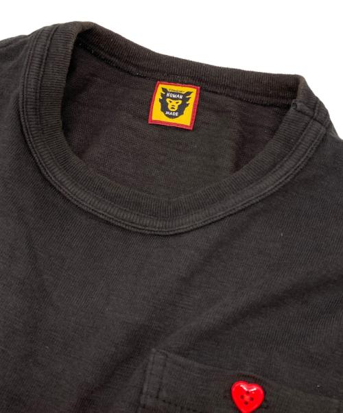 HUMAN MADE（ヒューマンメイド）HUMAN MADE (ヒューマンメイド) ポケットTシャツ グレー サイズ:Lの古着・服飾アイテム
