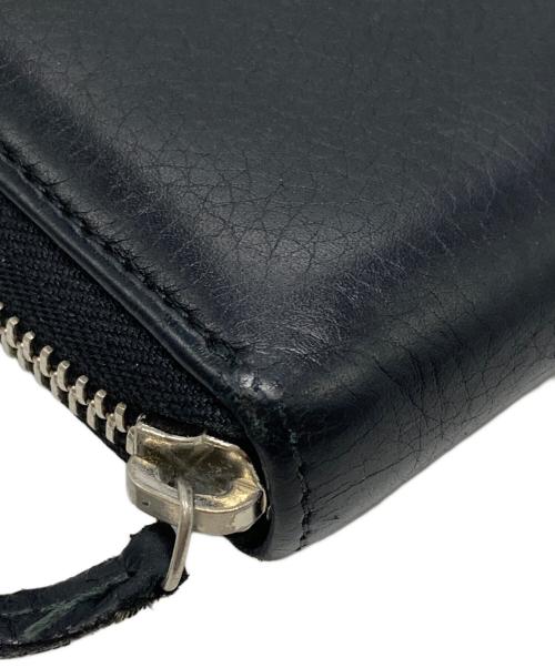 GUCCI（グッチ）GUCCI (グッチ) インターロッキングG ラウンドジップ長財布 ブラック サイズ:下記参照の古着・服飾アイテム