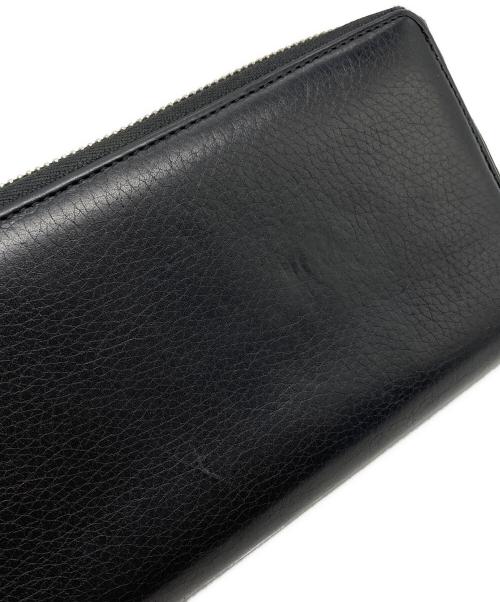 GUCCI（グッチ）GUCCI (グッチ) インターロッキングG ラウンドジップ長財布 ブラック サイズ:下記参照の古着・服飾アイテム