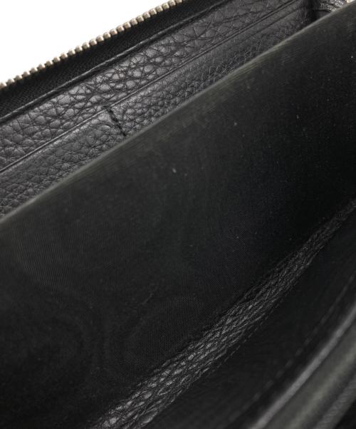 GUCCI（グッチ）GUCCI (グッチ) インターロッキングG ラウンドジップ長財布 ブラック サイズ:下記参照の古着・服飾アイテム