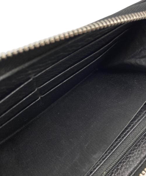 GUCCI（グッチ）GUCCI (グッチ) インターロッキングG ラウンドジップ長財布 ブラック サイズ:下記参照の古着・服飾アイテム
