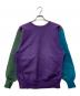 Champion（チャンピオン）の古着「90’S クレイジーパターンリバースウィーブスウェット」｜パープル×グリーン