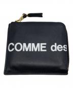 COMME des GARCONSコムデギャルソン）の古着「HUGE LOGO WALLET」｜ブラック