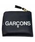 COMME des GARCONS (コムデギャルソン) HUGE LOGO WALLET ブラック サイズ:下記参照：14000円
