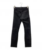 Saint Laurent Parisサンローランパリ）の古着「13AW エディ期 ブラックデニムスキニーパンツ」｜ブラック