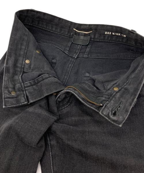 Saint Laurent Paris（サンローランパリ）Saint Laurent Paris (サンローランパリ) 13AW エディ期 ブラックデニムスキニーパンツ ブラック サイズ:26の古着・服飾アイテム