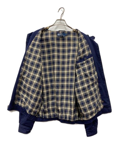 POLO RALPH LAUREN（ポロ・ラルフローレン）POLO RALPH LAUREN (ポロ・ラルフローレン) 襟コーデュロイスイングトップ ネイビー サイズ:Lの古着・服飾アイテム
