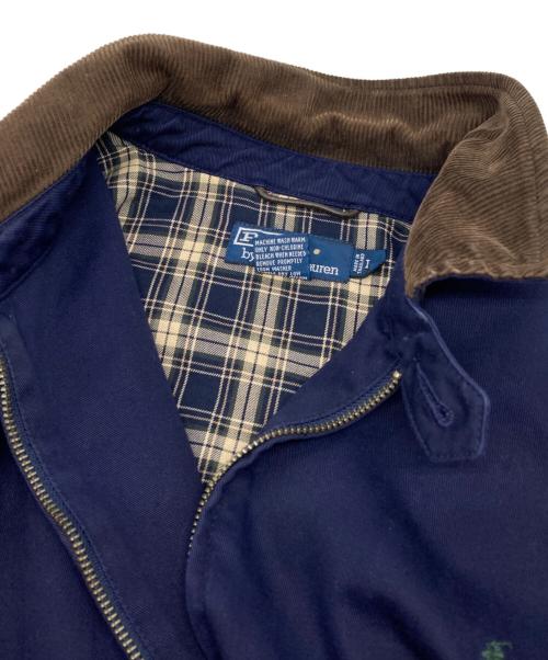 POLO RALPH LAUREN（ポロ・ラルフローレン）POLO RALPH LAUREN (ポロ・ラルフローレン) 襟コーデュロイスイングトップ ネイビー サイズ:Lの古着・服飾アイテム