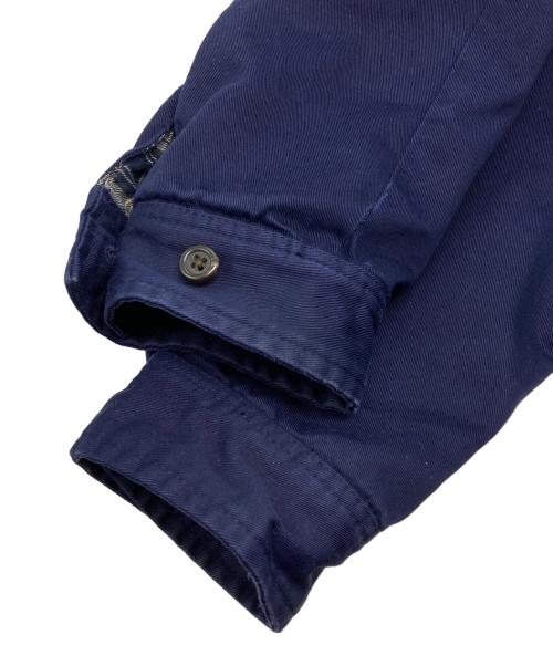 POLO RALPH LAUREN（ポロ・ラルフローレン）POLO RALPH LAUREN (ポロ・ラルフローレン) 襟コーデュロイスイングトップ ネイビー サイズ:Lの古着・服飾アイテム