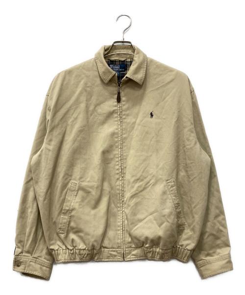 POLO RALPH LAUREN（ポロ・ラルフローレン）POLO RALPH LAUREN (ポロ・ラルフローレン) スイングトップ ベージュ サイズ:Mの古着・服飾アイテム