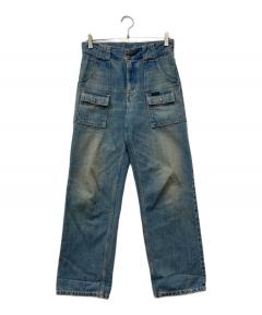 中古・古着通販】BRILL (ブリル) 13.2 oz 5ポケットデニムダメージ
