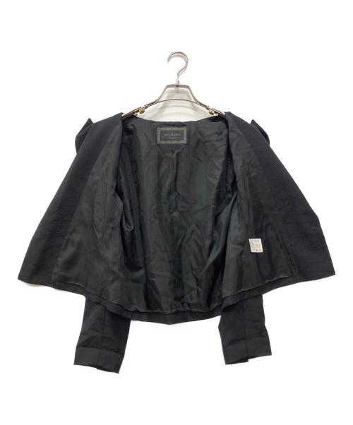 Hysteric Glamour（ヒステリックグラマー）Hysteric Glamour (ヒステリックグラマー) BARBED WIRE ジャガード 1ツ釦ジャケット ブラック サイズ:FREEの古着・服飾アイテム