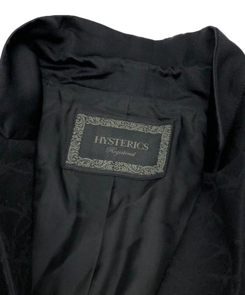 Hysteric Glamour（ヒステリックグラマー）Hysteric Glamour (ヒステリックグラマー) BARBED WIRE ジャガード 1ツ釦ジャケット ブラック サイズ:FREEの古着・服飾アイテム
