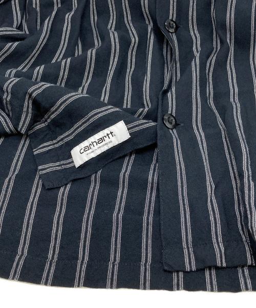 Carhartt WIP（カーハート ワーク イン プログレス）CARHARTT WIP (カーハート ワーク イン プログレス) オープンカラーシャツ ブラック サイズ:Mの古着・服飾アイテム