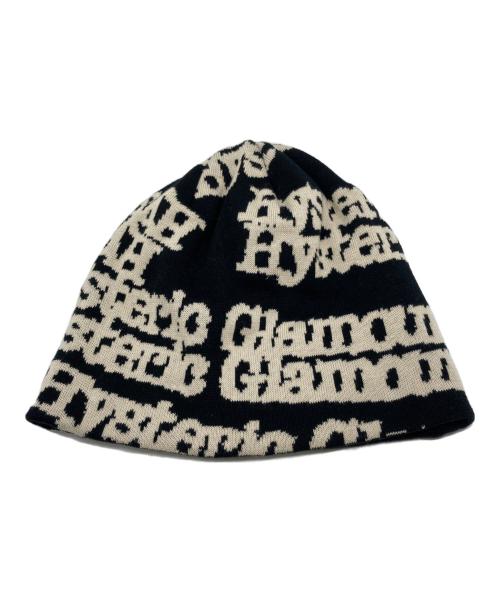 Hysteric Glamour（ヒステリックグラマー）Hysteric Glamour (ヒステリックグラマー) Type Logo Oversized Beanie ブラック サイズ:下記参照の古着・服飾アイテム