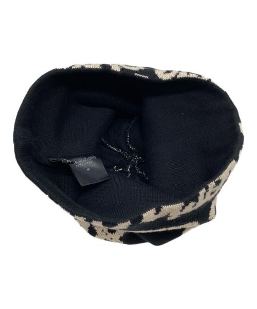 Hysteric Glamour（ヒステリックグラマー）Hysteric Glamour (ヒステリックグラマー) Type Logo Oversized Beanie ブラック サイズ:下記参照の古着・服飾アイテム