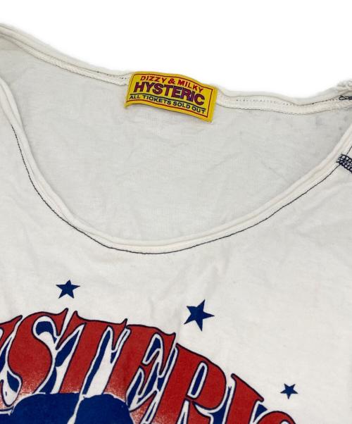 Hysteric Glamour（ヒステリックグラマー）Hysteric Glamour (ヒステリックグラマー) HG LEAGUE Tシャツ ホワイト サイズ:FREEの古着・服飾アイテム