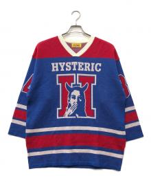 Hysteric Glamour（ヒステリックグラマー）の古着「SPEAK NO EVILジャカード プルオーバー」｜レッド