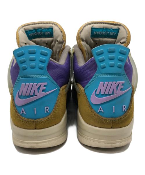 NIKE（ナイキ）NIKE (ナイキ) UNION (ユニオン) Air Jordan 4 RETRO SP イエロー×パープル サイズ:27.5cmの古着・服飾アイテム