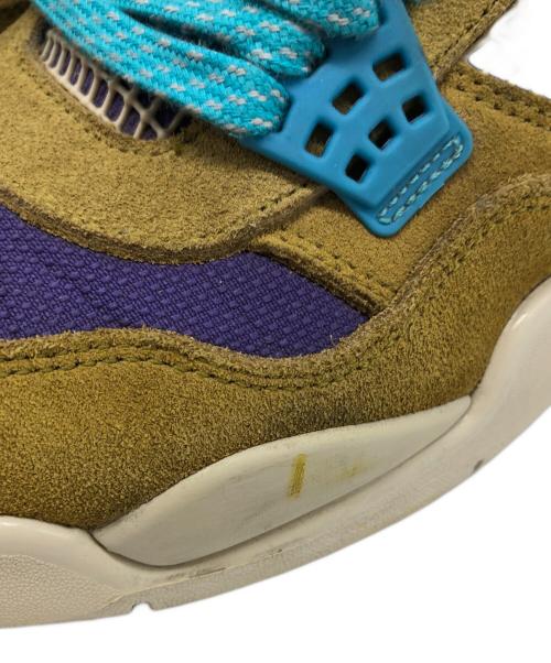 NIKE（ナイキ）NIKE (ナイキ) UNION (ユニオン) Air Jordan 4 RETRO SP イエロー×パープル サイズ:27.5cmの古着・服飾アイテム