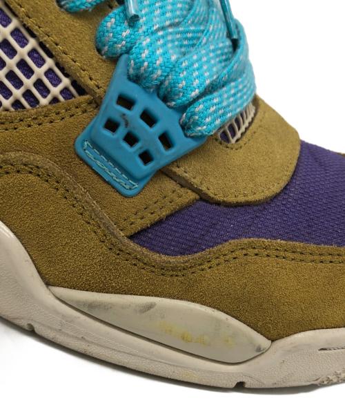 NIKE（ナイキ）NIKE (ナイキ) UNION (ユニオン) Air Jordan 4 RETRO SP イエロー×パープル サイズ:27.5cmの古着・服飾アイテム