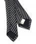 中古・古着 Saint Laurent Paris (サンローランパリ) ストライプナロータイ ブラック サイズ:下記参照：10000円