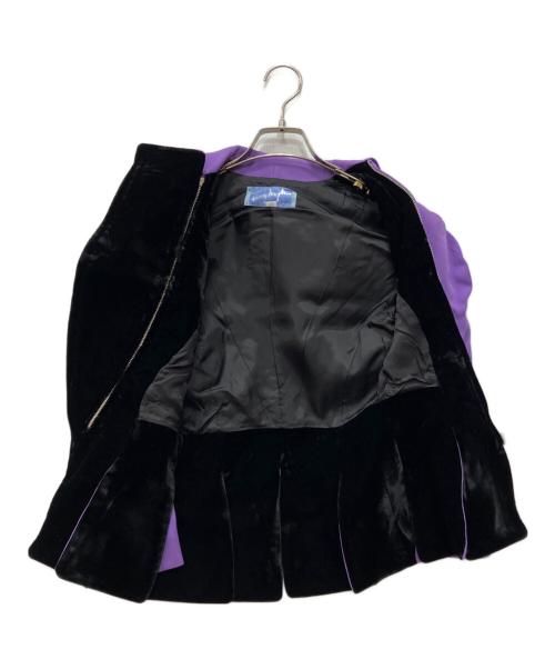Thierry Mugler（ティエリーミュグレ）Thierry Mugler (ティエリーミュグレ) 変形ジャケット パープル サイズ:7の古着・服飾アイテム