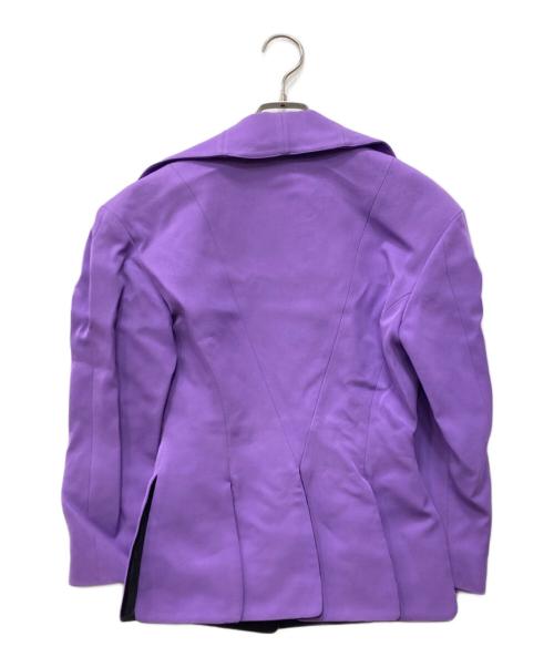 Thierry Mugler（ティエリーミュグレ）Thierry Mugler (ティエリーミュグレ) 変形ジャケット パープル サイズ:7の古着・服飾アイテム
