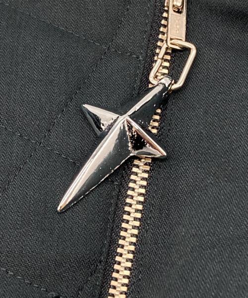 Thierry Mugler（ティエリーミュグレ）Thierry Mugler (ティエリーミュグレ) ライダースワンピース ブラック サイズ:7ARの古着・服飾アイテム