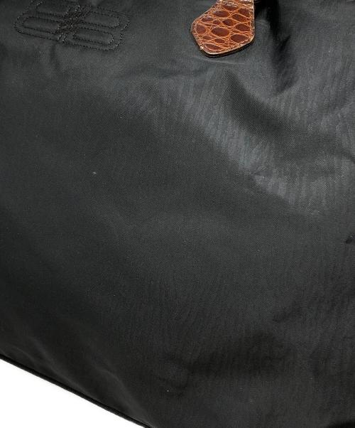BALENCIAGA（バレンシアガ）BALENCIAGA (バレンシアガ) ナイロンボストンバッグ ブラック サイズ:下記参照の古着・服飾アイテム