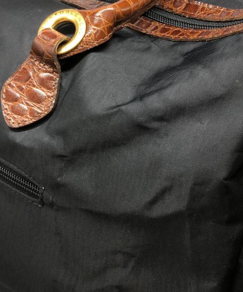 BALENCIAGA（バレンシアガ）BALENCIAGA (バレンシアガ) ナイロンボストンバッグ ブラック サイズ:下記参照の古着・服飾アイテム