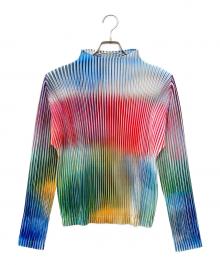 ISSEY MIYAKE（イッセイミヤケ）の古着「OBSCURE PLEATS プリーツカットソー」｜マルチカラー