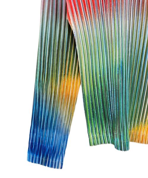 ISSEY MIYAKE（イッセイミヤケ）ISSEY MIYAKE (イッセイミヤケ) OBSCURE PLEATS プリーツカットソー マルチカラー サイズ:2の古着・服飾アイテム