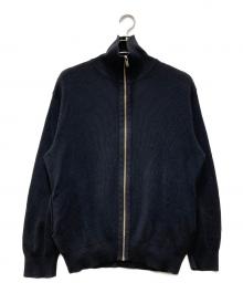 YOKE（ヨーク）の古着「RIB ZIP-UP CARDIGAN」｜ブラック