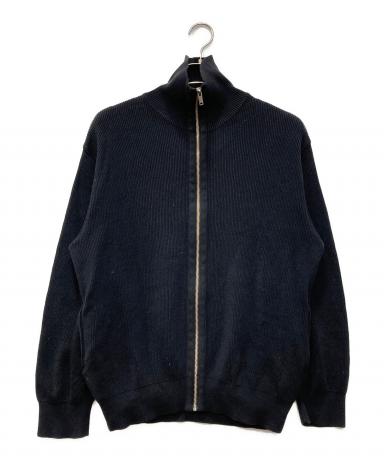 YOKE ヨークRIB ZIP-UP CARDIGAN size2 中古・古着通販】YOKE (ヨーク) RIB ZIP-UP CARDIGAN ブラック サイズ