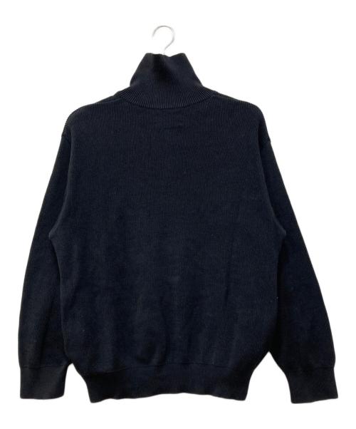 YOKE（ヨーク）YOKE (ヨーク) RIB ZIP-UP CARDIGAN ブラック サイズ:2の古着・服飾アイテム