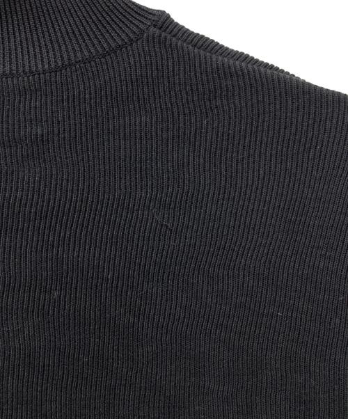 YOKE（ヨーク）YOKE (ヨーク) RIB ZIP-UP CARDIGAN ブラック サイズ:2の古着・服飾アイテム