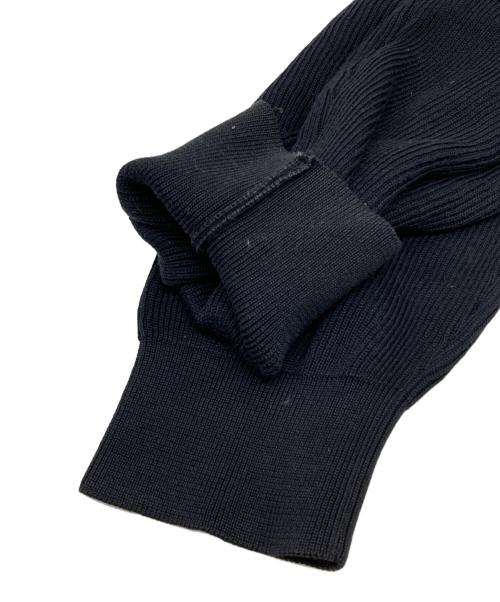 YOKE（ヨーク）YOKE (ヨーク) RIB ZIP-UP CARDIGAN ブラック サイズ:2の古着・服飾アイテム