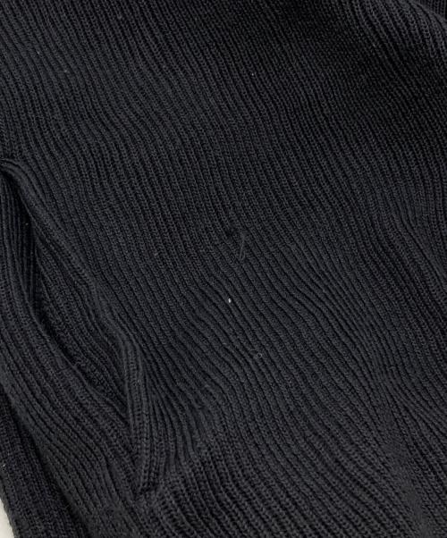 YOKE（ヨーク）YOKE (ヨーク) RIB ZIP-UP CARDIGAN ブラック サイズ:2の古着・服飾アイテム
