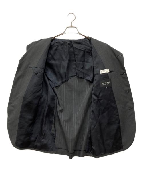 COMME des GARCONS HOMME DEUX（コムデギャルソン オム ドゥ）COMME des GARCONS HOMME DEUX (コムデギャルソン オム ドゥ) ストライプジャケット グレー サイズ:Lの古着・服飾アイテム