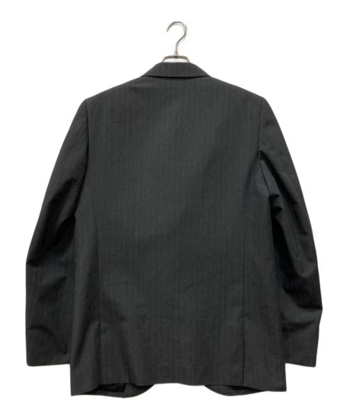 COMME des GARCONS HOMME DEUX（コムデギャルソン オム ドゥ）COMME des GARCONS HOMME DEUX (コムデギャルソン オム ドゥ) ストライプジャケット グレー サイズ:Lの古着・服飾アイテム
