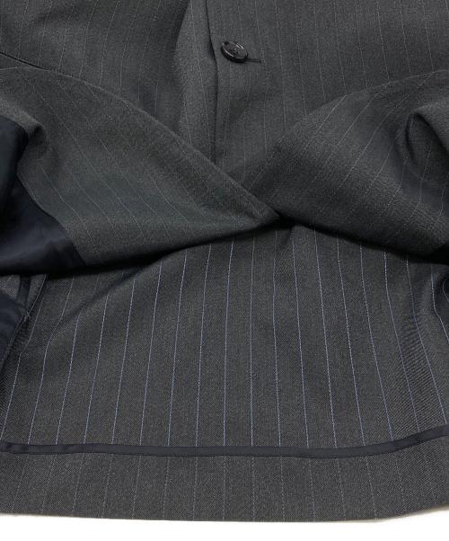 COMME des GARCONS HOMME DEUX（コムデギャルソン オム ドゥ）COMME des GARCONS HOMME DEUX (コムデギャルソン オム ドゥ) ストライプジャケット グレー サイズ:Lの古着・服飾アイテム